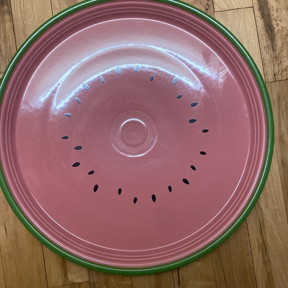 Fiestaware Fiesta watermelon pizza tray